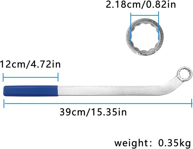 ZKTOOL Serpentine Belt Tool for BMW & Mini B36, B38, B46, B48,B47, B58 Engine,Alternator Belt Tensioner Release Tool,OEM:2365291,83302655291.