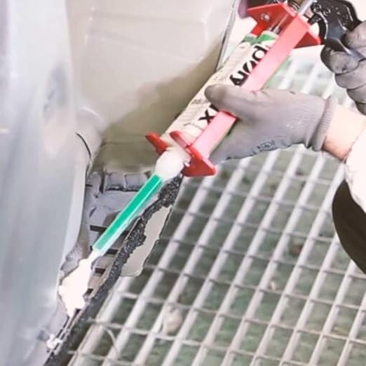 Polymix Fast White Foam 50ml Cartridge & Two Application Mixing Nozzles