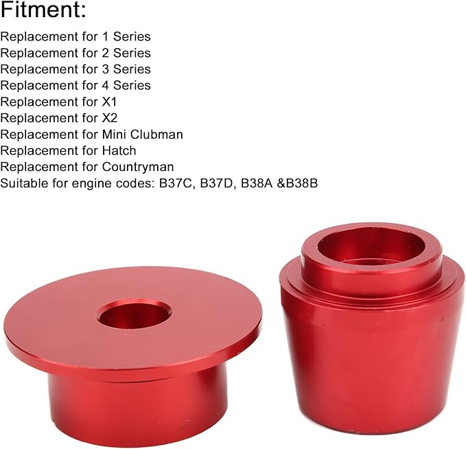 Crankshaft Cover Alignment Tool, 2Pcs OEM 2357900 Engine Positioning Aid Timing Cover Alignment Tool with Pan Separator for 1, 2, 3, 4 Series, X1, X2 B37C, B37D, B38A, B38B Engines