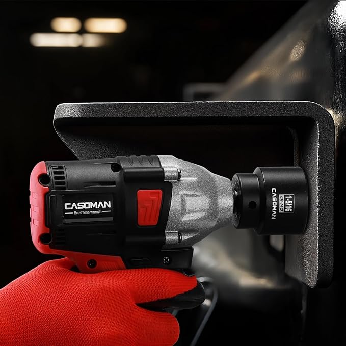 CASOMAN 1/2" Drive x 1-5/16" Impact Socket, 6-Point, SAE, CR-MO