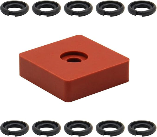 (10 Sets) 3/8" Impact Wrench Retaining Rings with O-Ring, Compatible with Electric/Pneumatic Cordless Wrench, Including Retainer Ring Anvil Install Tool