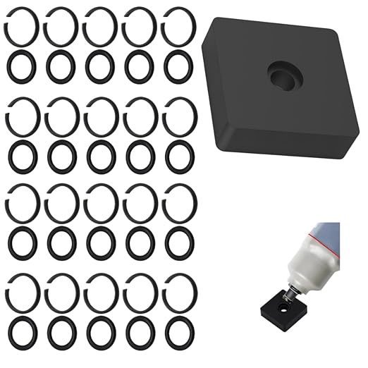 (20 Sets) 3/8" Impact Retaining Ring Clip Impact Friction Ring with O-Ring for Mmiwauukiiii Electric/Pneumatic Type Impact Wrench, Retainer Ring Anvil Install Tool Included