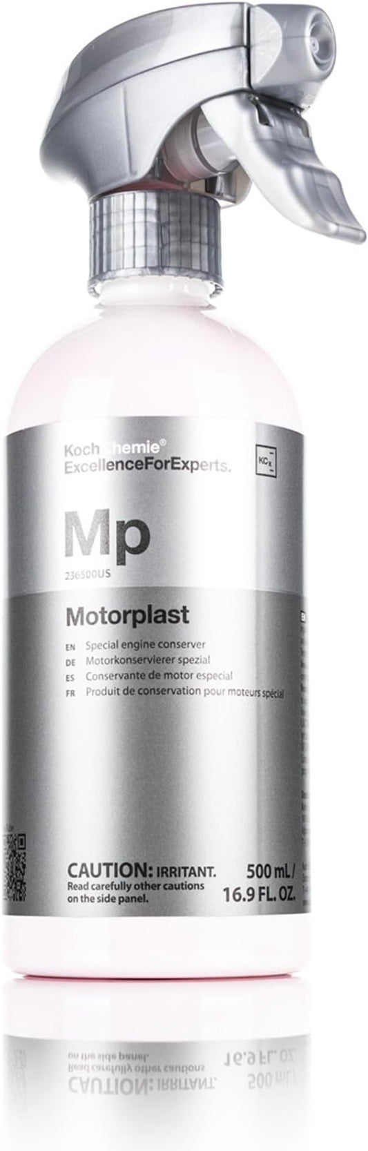 KOCHCHEMIE - Motorplast - Naturally Shiny, Water-Displacing Engine Conserver; Restore Appearance; Elastic Protective Film Protects Power Units from Corrosion & Environmental Factors (500 milliliters)